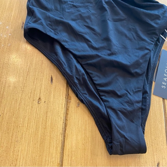 Seafolly Women’s Black One Piece Swimsuit New size 6 - Picture 10 of 12